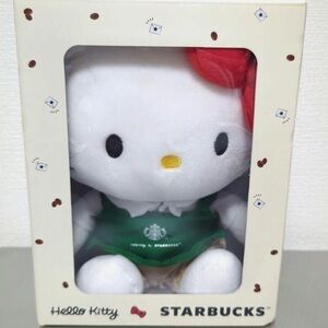 Hello Kitty x Starbucks Plush Toy 2025 NWT boxed